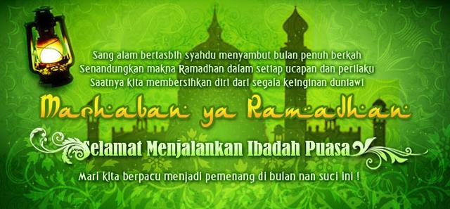 Selamat Menunaikan Ibadah Puasa Ramadhan 1437H