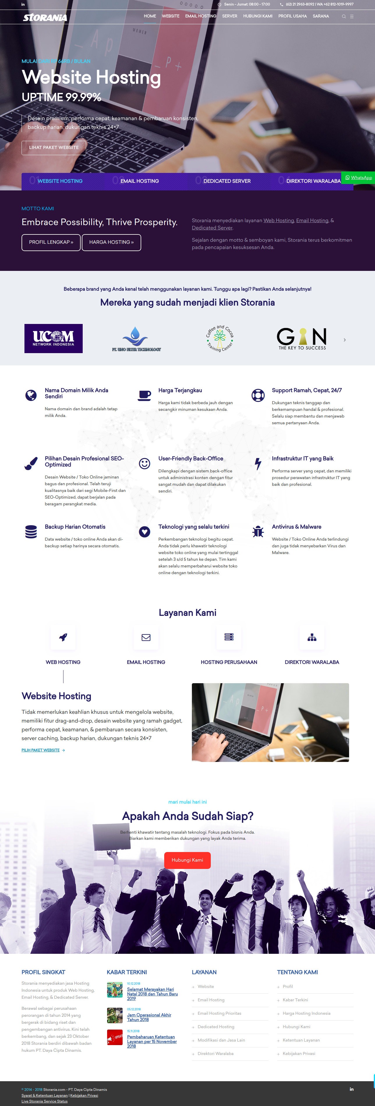 Desain Web Storania Oktober 2018