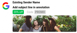 gmail annotations untuk email promosi