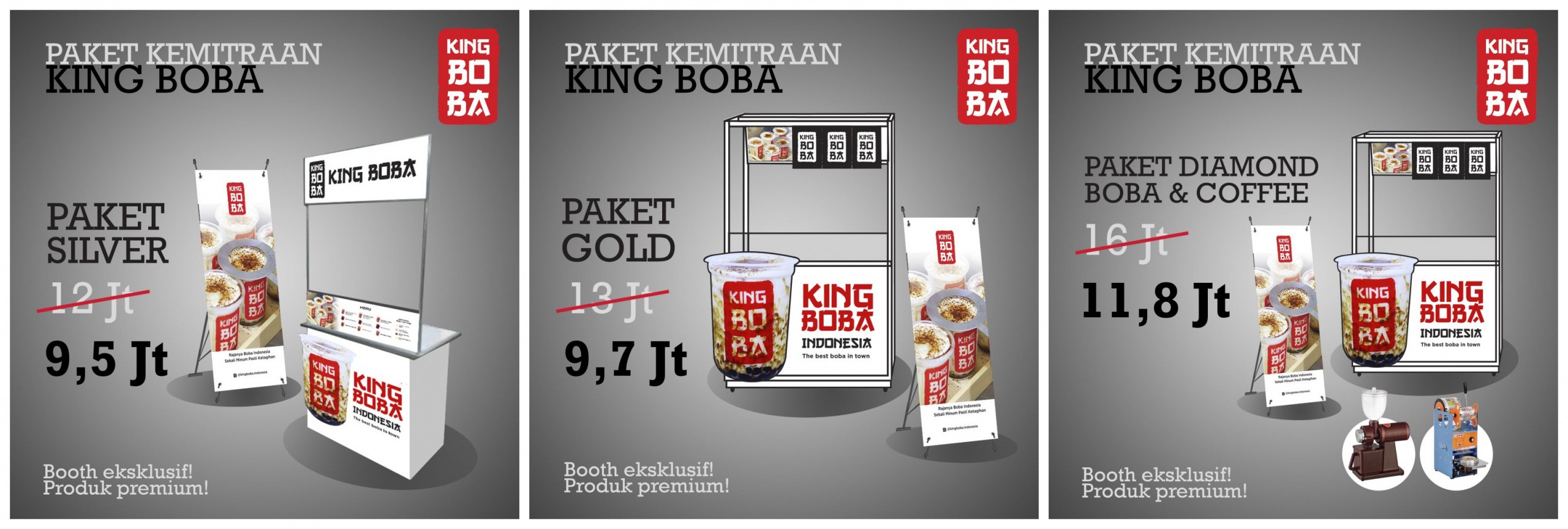 Paket Kemitraan King Boba Kemitraan